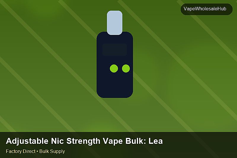 Adjustable Nic Strength Vape Bulk — Adjustable Nic Strength Vape Bulk: Lead Time & MOQ | 2026 Edition photo 2